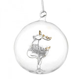 Personalised Glass Name Baubles for Christmas: 5 - Christmas Baubles By Gift Moments