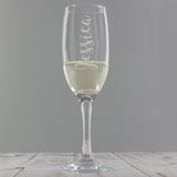 Engraved Personalised Prosecco Flute: 1 - Champagne Flutes By Gift Moments