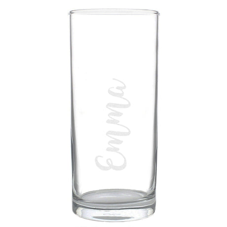 Personalised Engraved Hi Ball Glass: 3 - Highball Glasses By Gift Moments