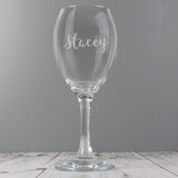 Personalised Engraved Wine Glass Gift: 2 - Wine Glasses By Gift Moments