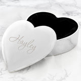 Personalised Heart Trinket Box: 2 - Trinket Boxes By Gift Moments