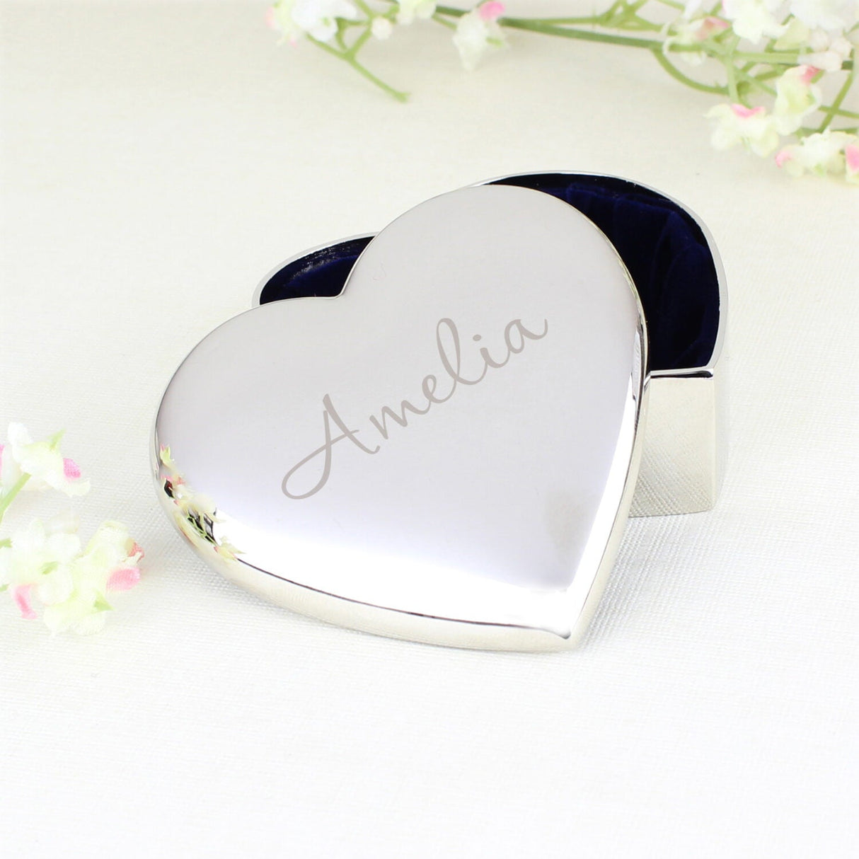 Personalised Heart Trinket Box: 1 - Trinket Boxes By Gift Moments