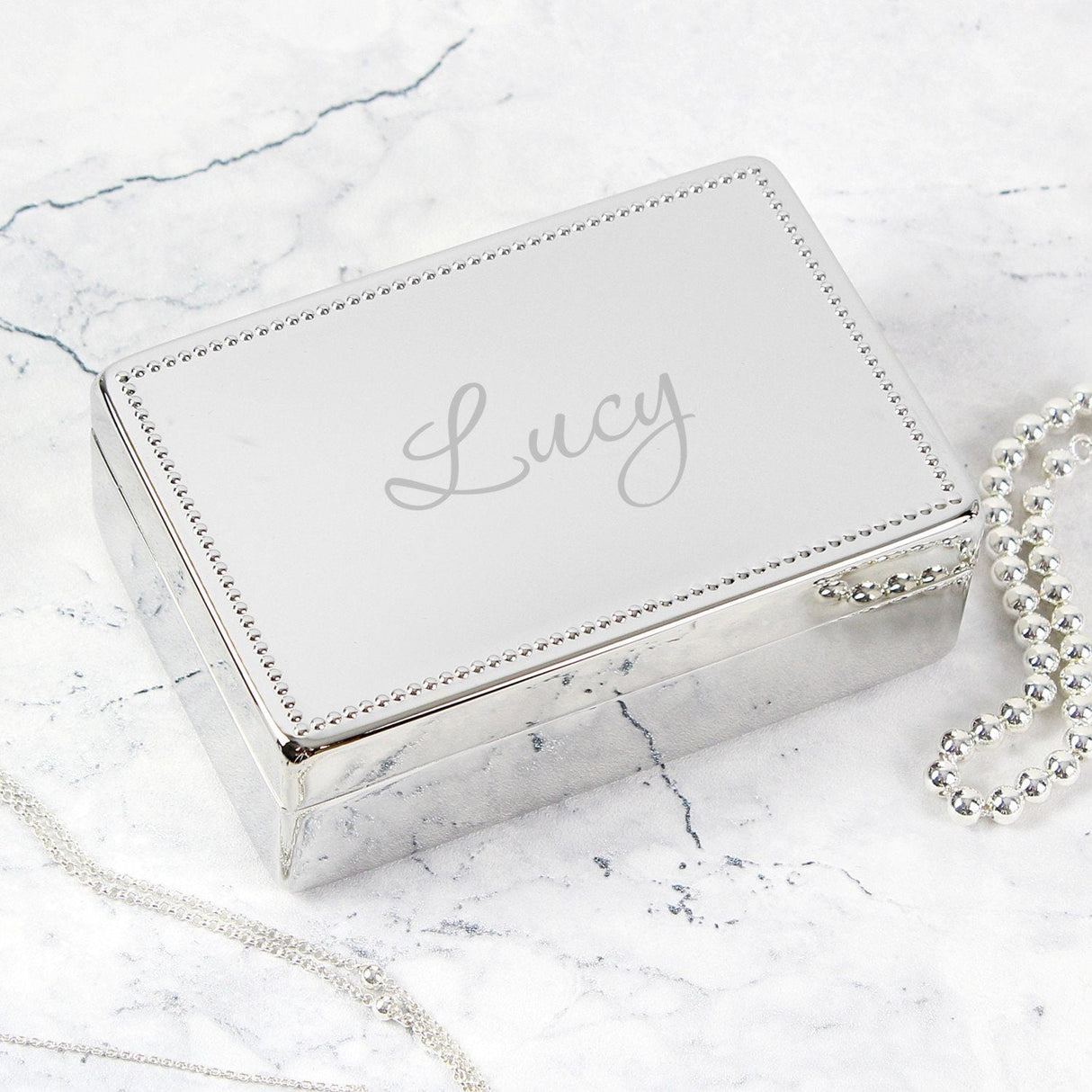 Personalised Rectangular Jewellery Box: 3 - Jewellery Boxes By Gift Moments