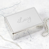 Personalised Rectangular Jewellery Box: 3 - Jewellery Boxes By Gift Moments