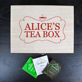 Personalised Tea Box Selection: 7 - Tea Boxes By Gift Moments