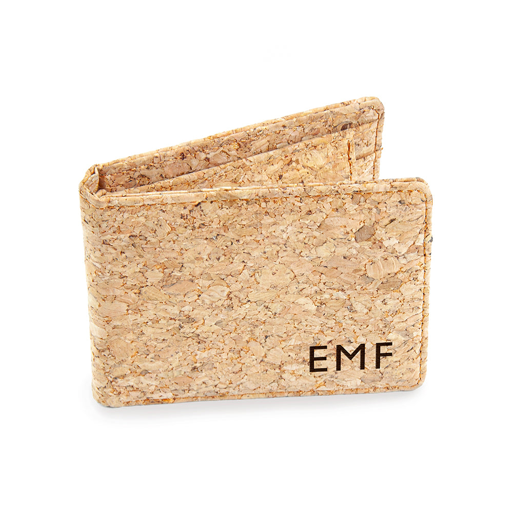 Personalised Cork Wallet for Men: 5 - Wallets & Money Clips By Gift Moments