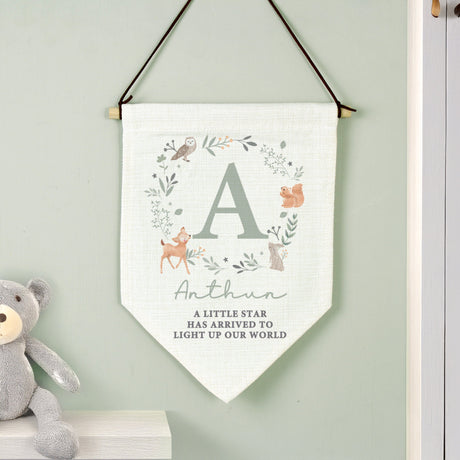 Personalised New Baby Wall Art Banner: 2 - Wall Art By Gift Moments