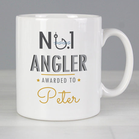 Personalised No.1 Angler Ceramic Mug: 2 - Mugs By Gift Moments