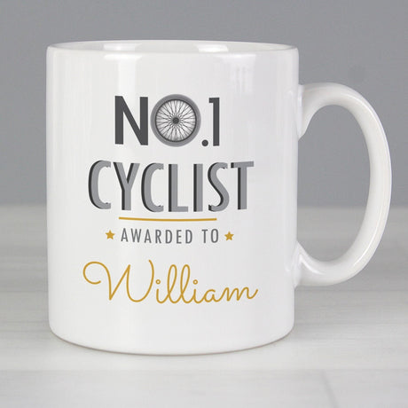 Personalised No.1 Cyclist Mug: 2 - Mugs By Gift Moments