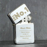 Personalised No.1 Silver Lighter: 5 - Smoking Accessories By Gift Moments