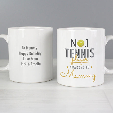 Personalised No.1 Tennis Player Mug: 3 - Mugs By Gift Moments