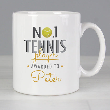 Personalised No.1 Tennis Player Mug: 2 - Mugs By Gift Moments