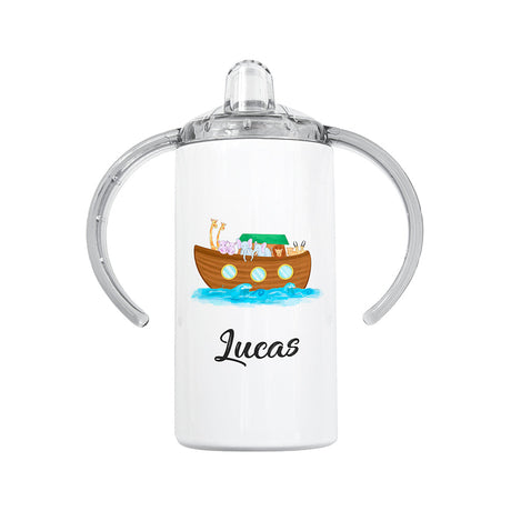 Personalised Noah’s Ark Sippy Cup: 7 - Kids Bottles By Gift Moments