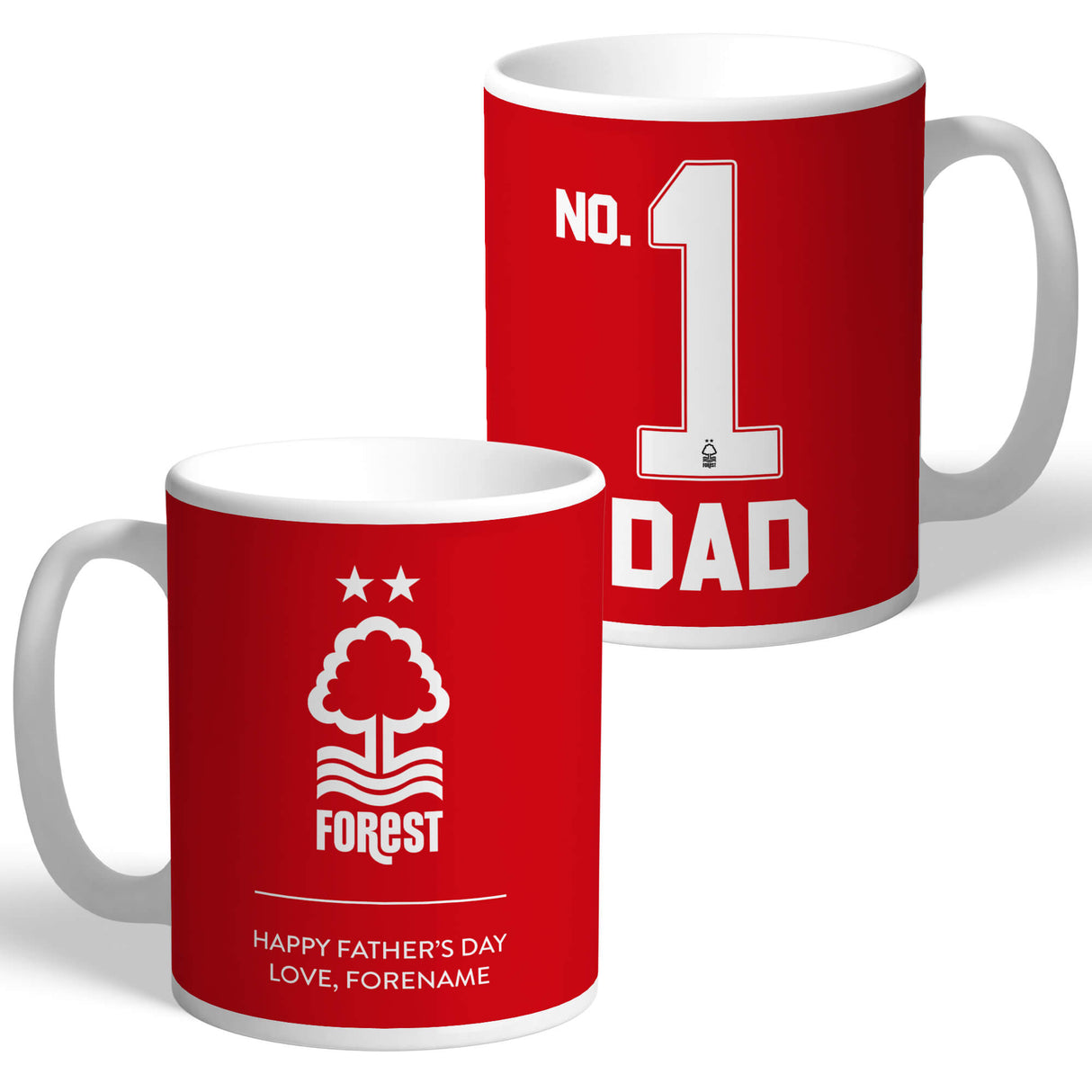 Personalised Nottingham Forest FC Dad Mug: 1 - Mugs By Nottingham Forest