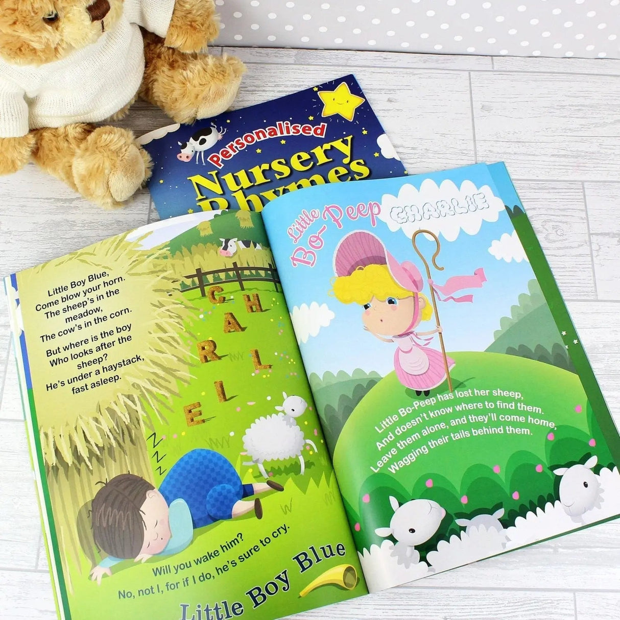 Personalised Nursery Rhyme Book for Kids: 3 - Books By Gift Moments