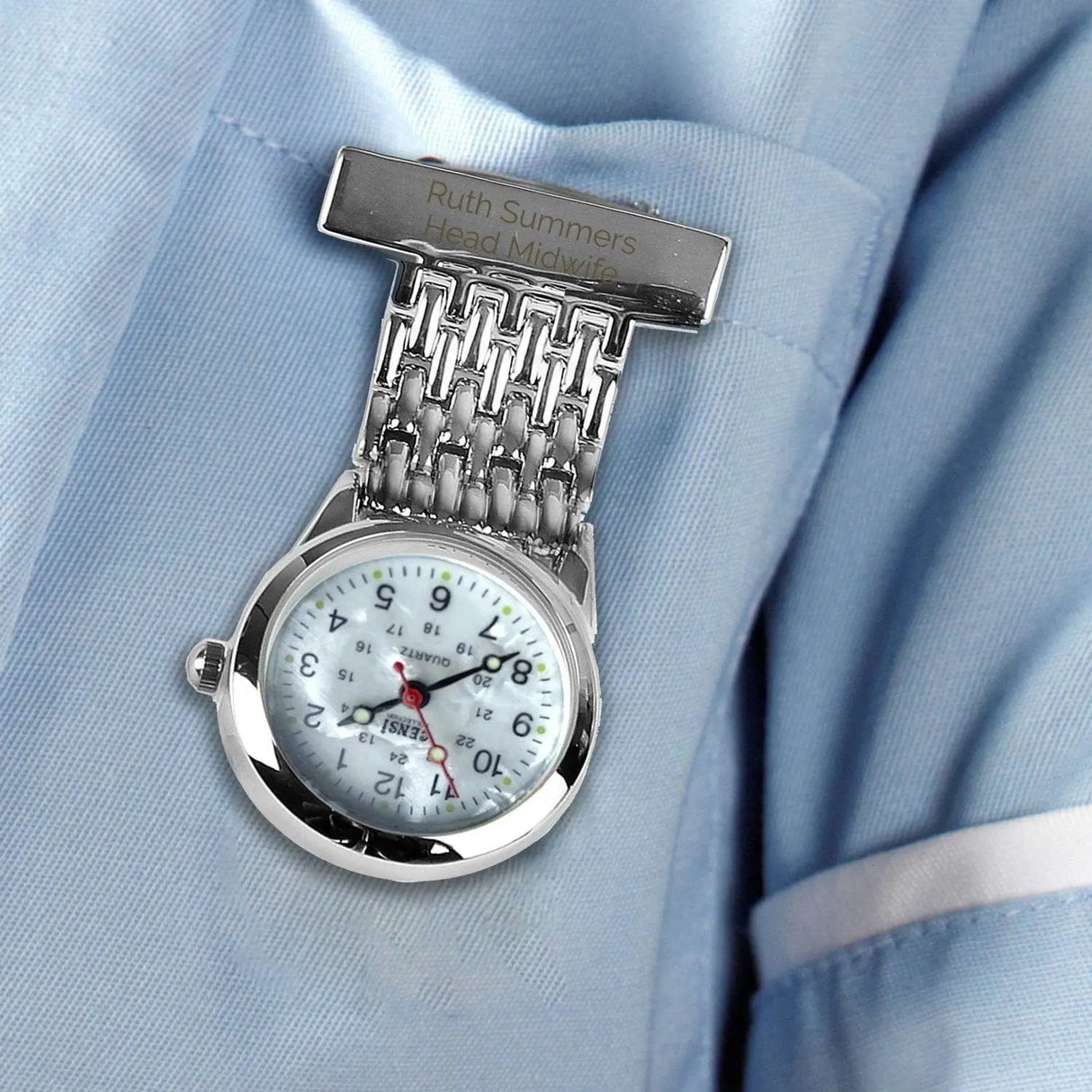 Personalised Nurse’s Fob Watch Gift: 1 - Watches By Gift Moments