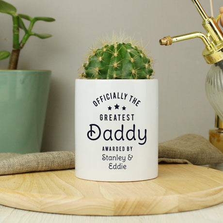 Personalised Greatest Ceramic Storage Pot: 2 - Storage By Gift Moments