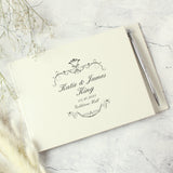 Personalised Ornate Swirl Guest Book & Pen: 4 - Guest Books By Gift Moments