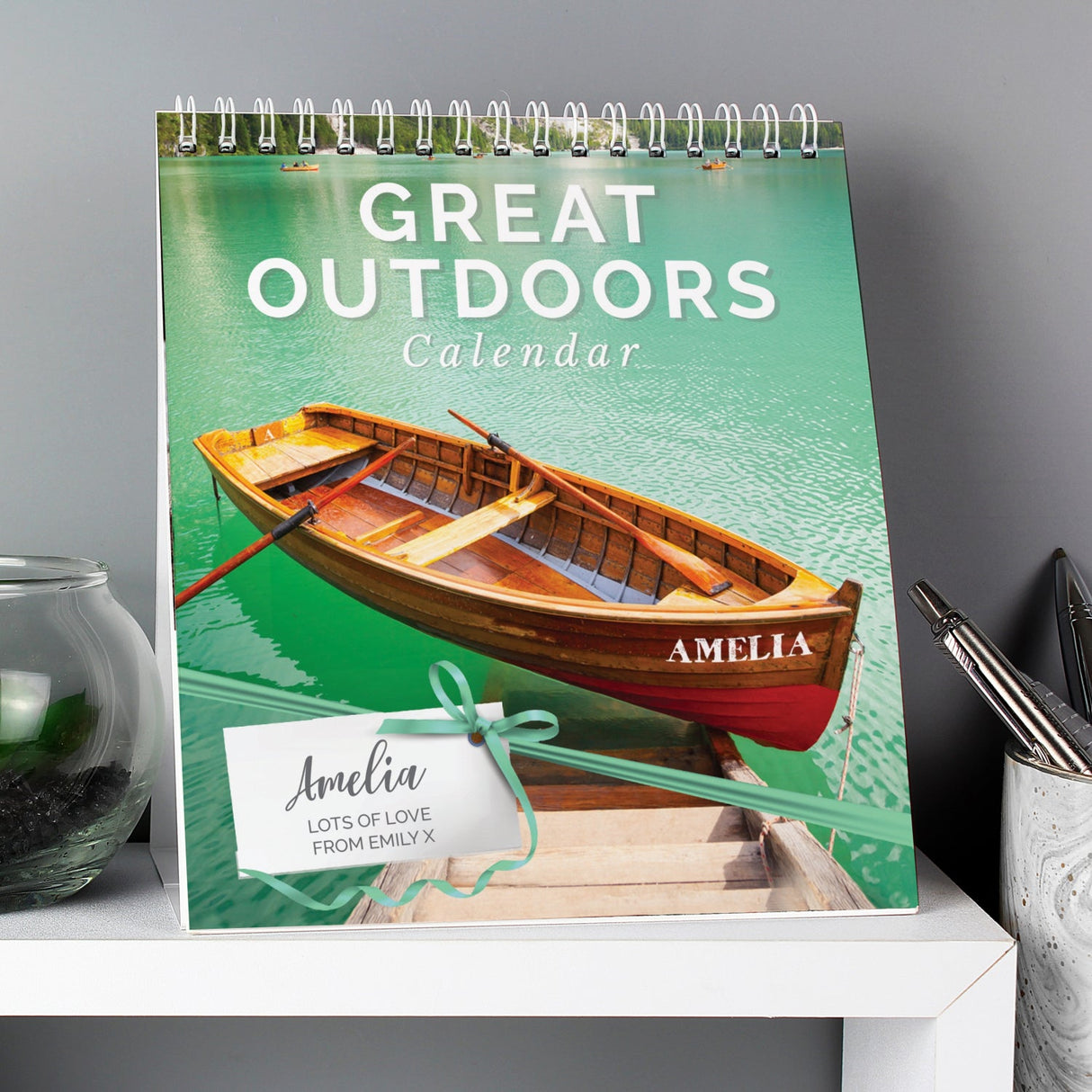 Personalised Outdoors Desk Calendar: 1 - Calendars & Planners By Gift Moments