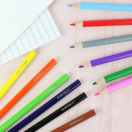 Personalised 12 Colouring Pencils Pack: 1 - Pens & Pencils By Gift Moments