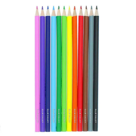 Personalised 12 Colouring Pencils Pack: 3 - Pens & Pencils By Gift Moments