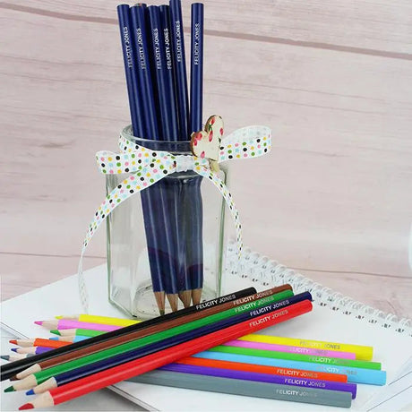 Personalised 20-Pencil Set with Wallet: 2 - Pens & Pencils By Gift Moments