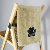 Personalised Microfibre Pet Towel with Paw Print: 3 - Pet Products By Gift Moments