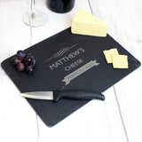 Personalised Aged Slate Cheese Board: 1 - Cheese Boards By Gift Moments