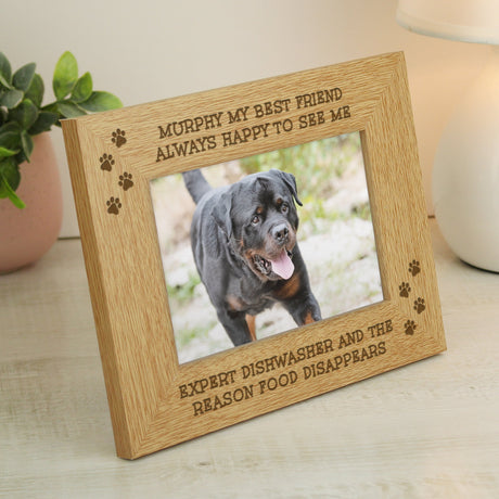 Personalised Pet 6x4 Photo Frame: 4 - Photo Frames By Gift Moments