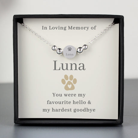 Personalised Pet Memorial Bracelet: 4 - Bracelets By Gift Moments