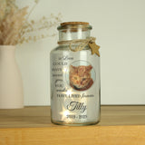 Personalised Pet Memorial Photo LED Jar: 2 - LED Lighting By Gift Moments