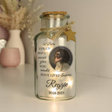 Personalised Pet Memorial Photo LED Jar: 1 - LED Lighting By Gift Moments