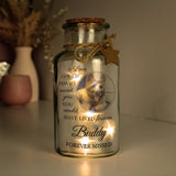 Personalised Pet Memorial Photo LED Jar: 3 - LED Lighting By Gift Moments