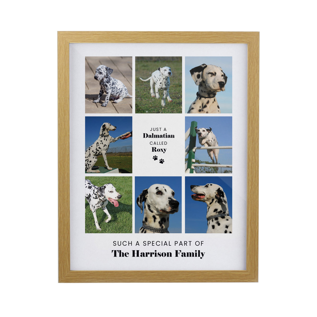 Personalised Pet Multi Photo Framed Prints: 10 - Framed Prints By Gift Moments