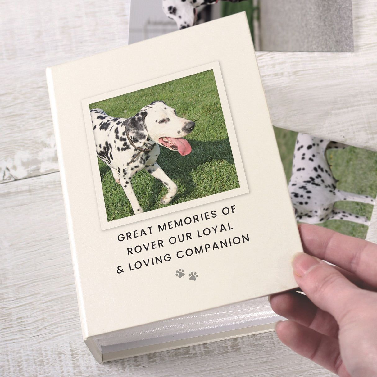 Personalised Pet Photo 6x4 Album: 1 - Photo Albums By Gift Moments