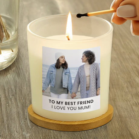 Personalised Photo Candle Jar: 4 - Candles By Gift Moments