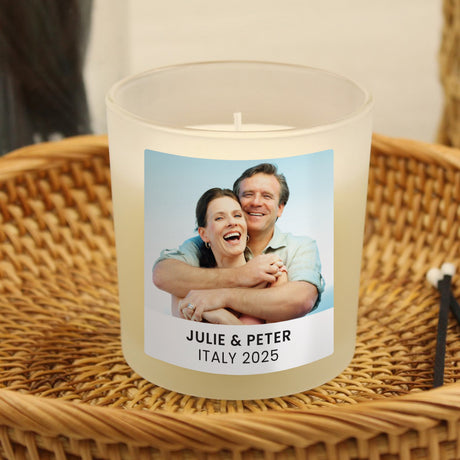 Personalised Photo Candle Jar: 2 - Candles By Gift Moments