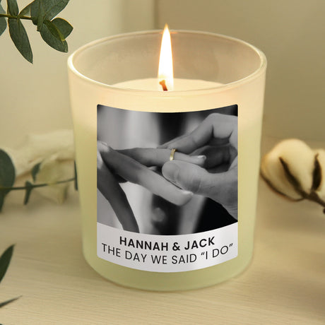 Personalised Photo Candle Jar: 3 - Candles By Gift Moments