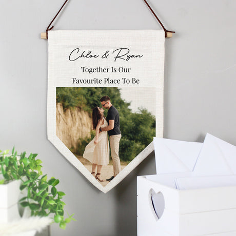 Personalised Photo Upload Banner Wall Art: 3 - Wall Art By Gift Moments