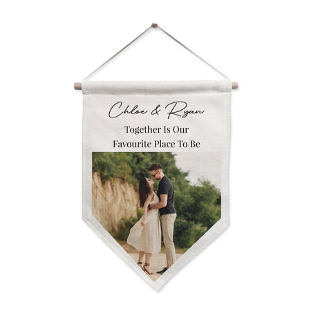 Personalised Photo Upload Banner Wall Art: 5 - Wall Art By Gift Moments