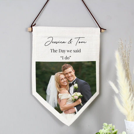 Personalised Photo Upload Banner Wall Art: 4 - Wall Art By Gift Moments