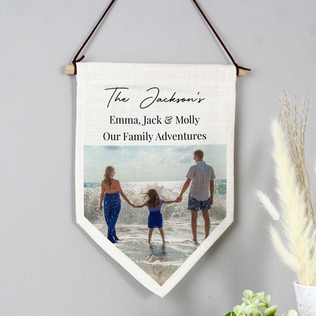 Personalised Photo Upload Banner Wall Art: 1 - Wall Art By Gift Moments