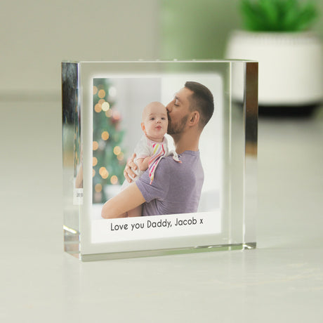 Personalised Photo Crystal Keepsake Token: 5 - Crystal Tokens By Gift Moments