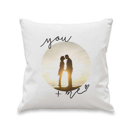 Personalised You & Me Photo Cushion: 4 - Cushions By Gift Moments