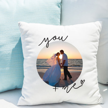 Personalised You & Me Photo Cushion: 1 - Cushions By Gift Moments