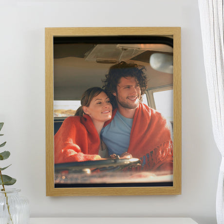 Personalised Photo Upload Framed Prints: 1 - Oak - Framed Prints By Gift Moments