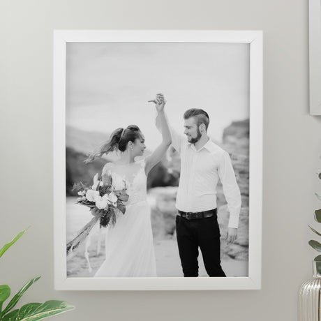 Personalised Photo Upload Framed Prints: 3 - White - Framed Prints By Gift Moments