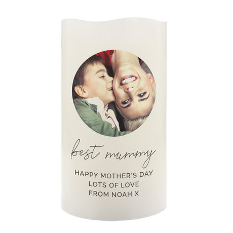 Personalised Photo LED Wax Candle: 5 - LED Lighting By Gift Moments