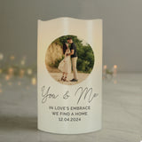 Personalised Photo LED Wax Candle: 3 - LED Lighting By Gift Moments