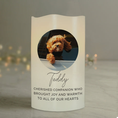 Personalised Photo LED Wax Candle: 7 - LED Lighting By Gift Moments